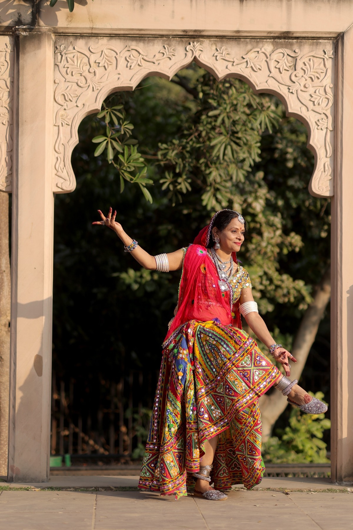 An elegant showcase of folk artistry and storytelling framed by heritage architecture.